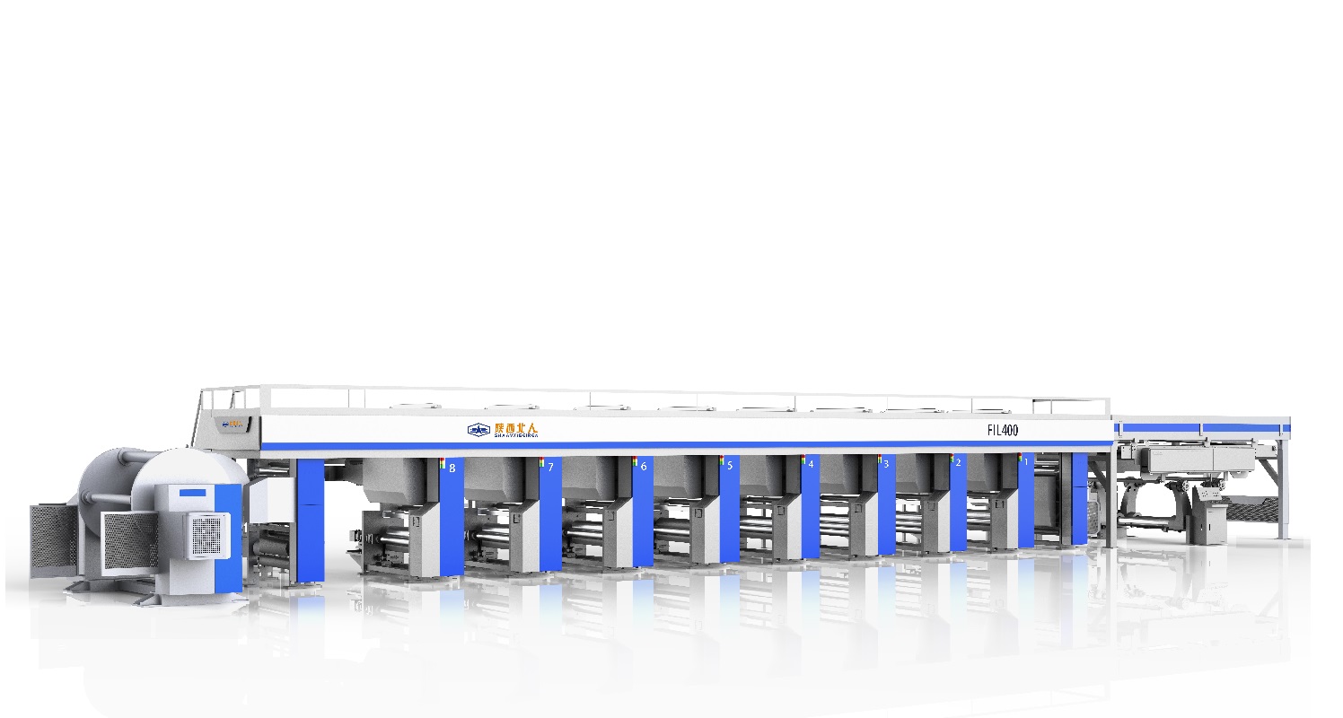 FIL400卷筒料机组式柔版印刷机